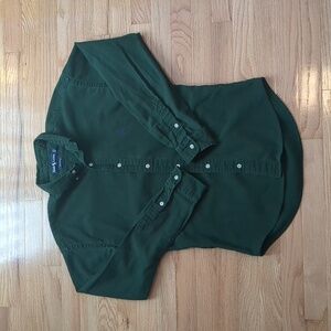COPY - Ralph Lauren Corduroy Button Up Green Men's L